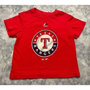 MLB Texas Rangers Baseball Toddler Shirt, Size 18 months